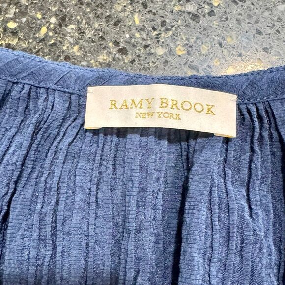 Ramy Brook Silk Navy Cami - Picture 6 of 7